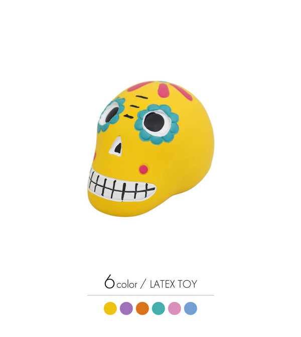 MANDARINE BROTHERS ラテックスメキシカンスカルトイ/LATEX MEXICAN SKULL TOY